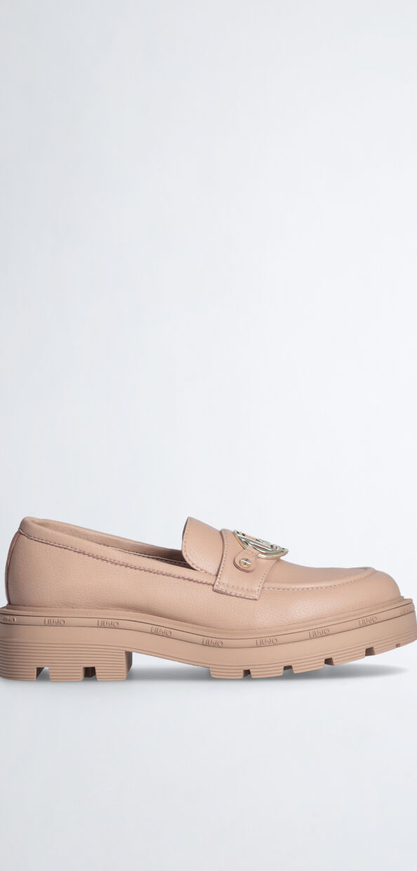 Liu Jo Mocassini beige con logo